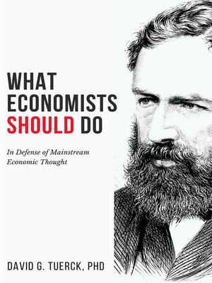 cover image of What Economists Should Do